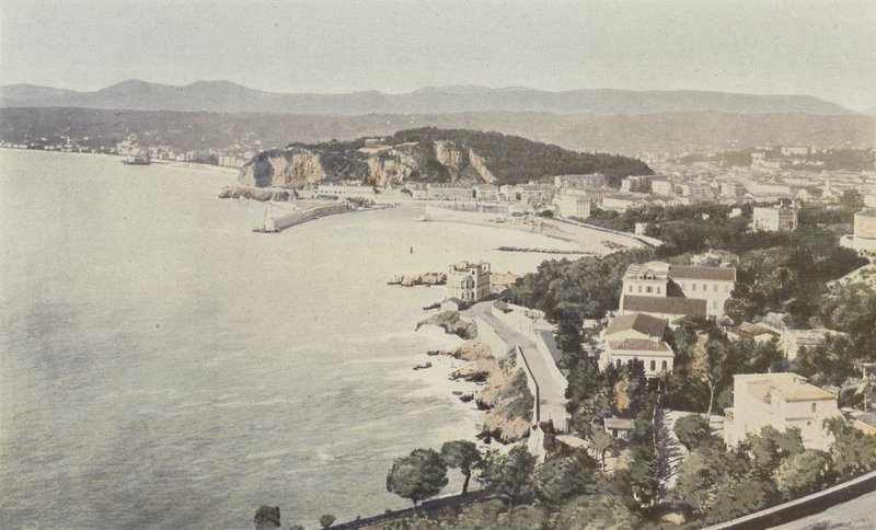 Nice, General View, from the Road to Villefranche by French Photographer