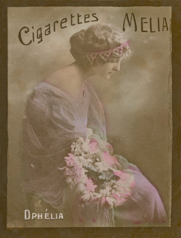 Ophelia, girl playing Shakespearian character by French Photographer