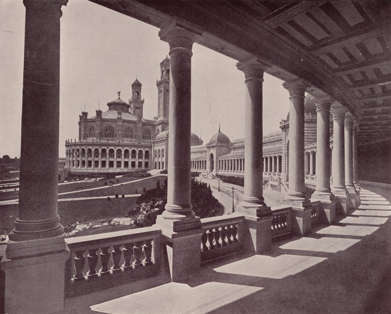 Paris: Circular Gallery of the Trocadero Palace by French Photographer