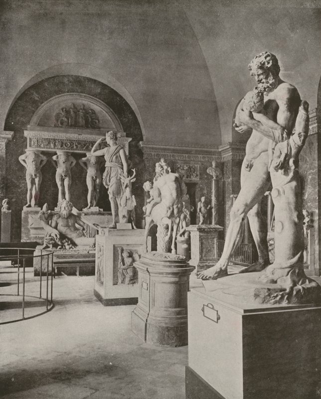 Paris: Gallery of the River God Tiber, Louvre Museum by French Photographer