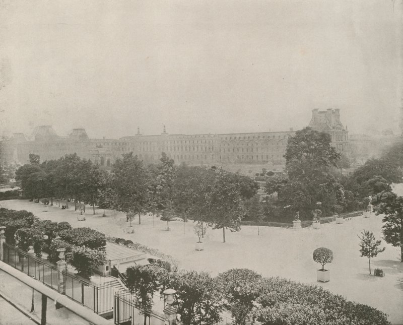 Paris: Garden opposite the Tuileries Palace by French Photographer