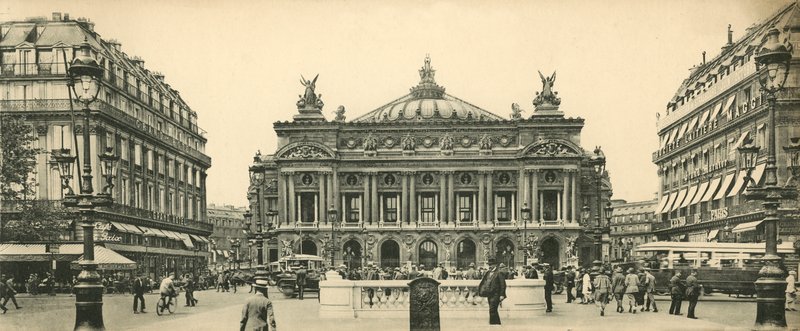 Opera Theatre and Place by French Photographer