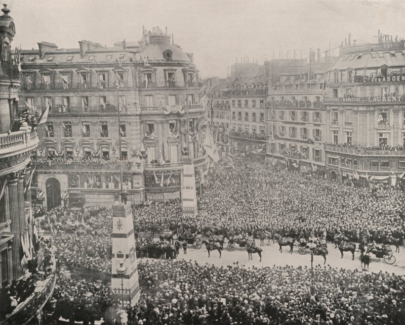 Paris: Reception of the Russians at the Military Club by French Photographer