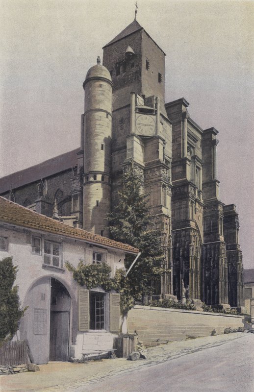 Rembercourt-aux-Pots, Church, Northwest Facade by French Photographer