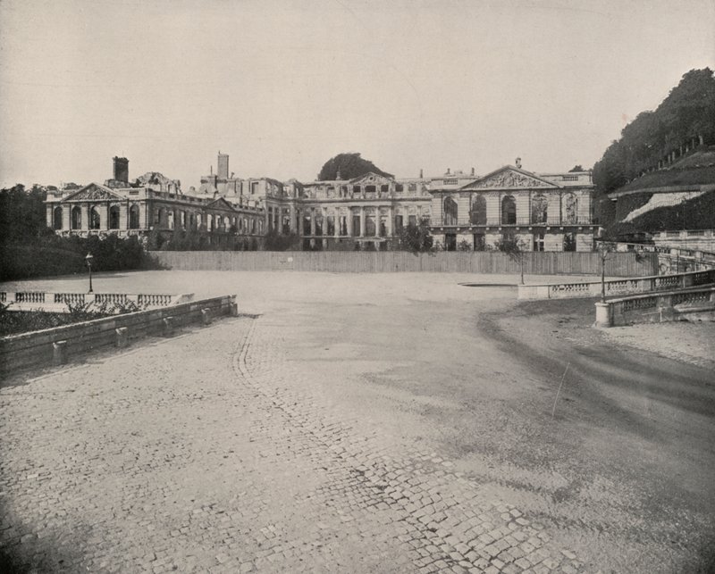 Ruins of the Palace of St Cloud by French Photographer