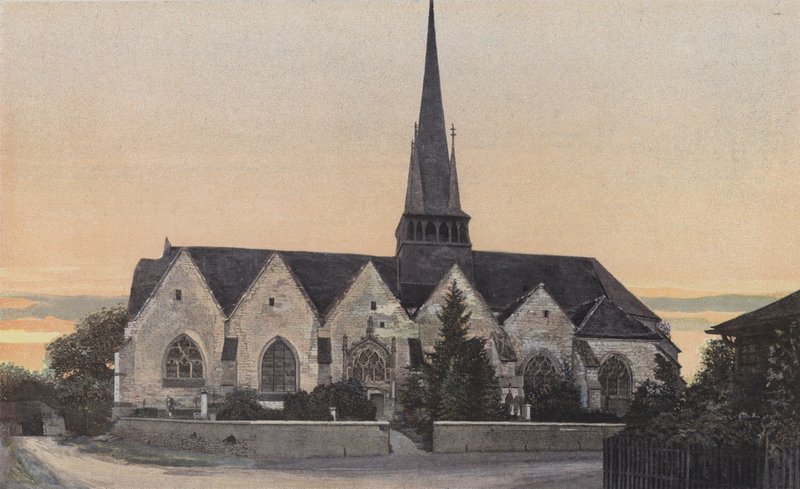 Saint-Andre, Church, South Facade by French Photographer