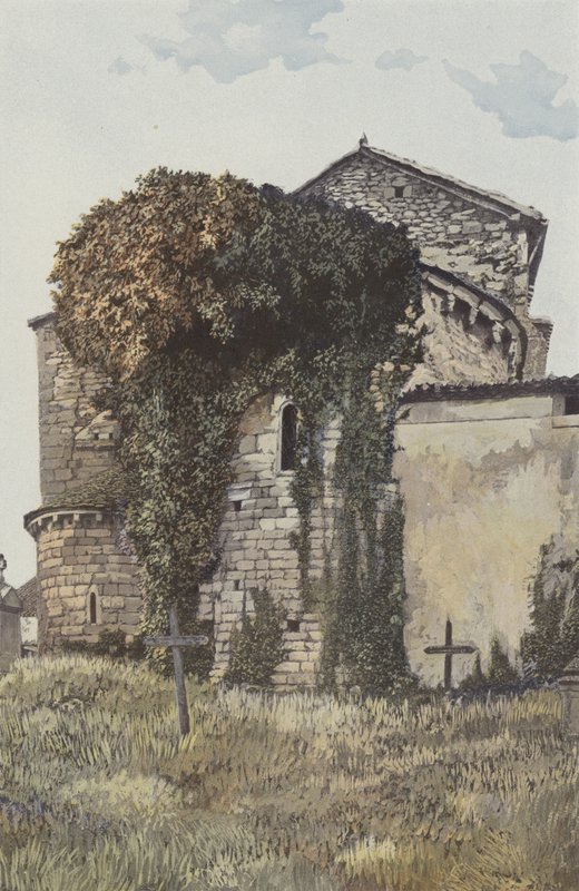 Sainte-Croix, Church, Apse by French Photographer