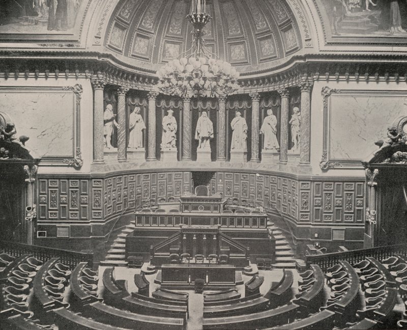 Senate Chamber, Palace of the Luxembourg by French Photographer
