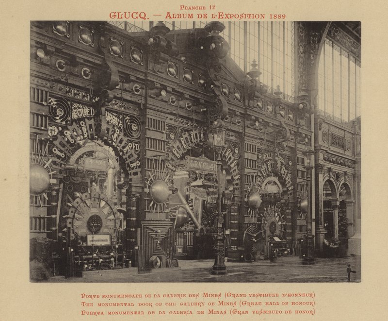 The Monumental Door of the Gallery of Mines, Great Hall of Honour by French Photographer