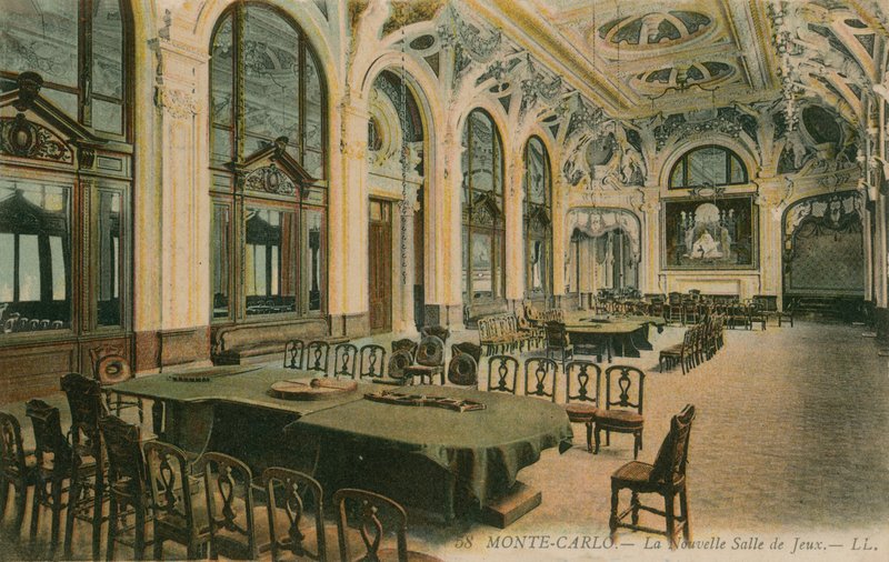 The new games room in a Monte Carlo casino by French Photographer