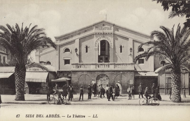 The theatre, Sidi Bel Abbes, Algeria by French Photographer