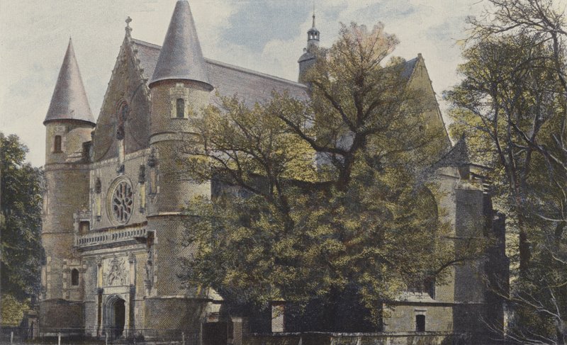Tilloloy, Church, Southwest Side View by French Photographer