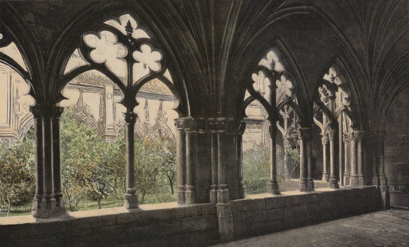 Toul, Cloister of Saint-Gengoult, North Gallery by French Photographer