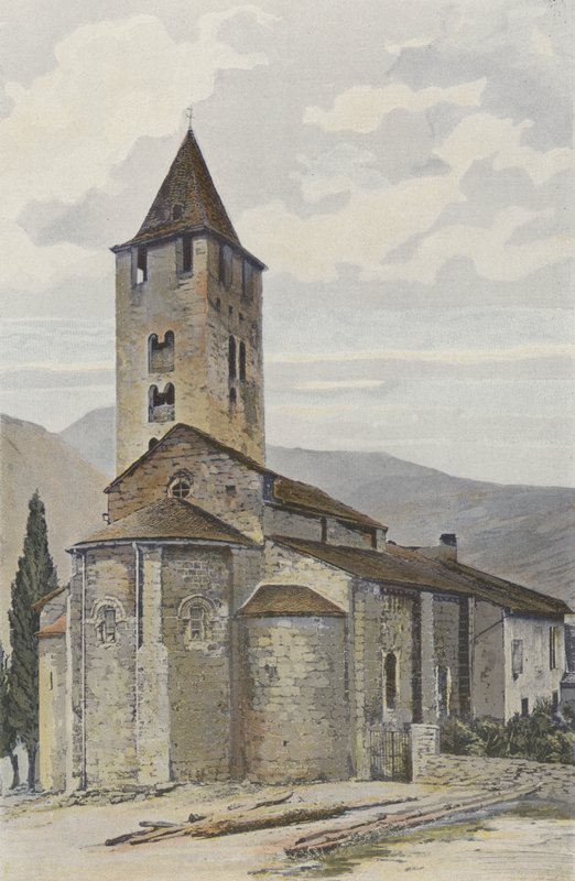 Unac, Church, Northeast View by French Photographer