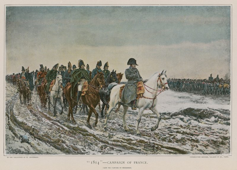1814 - Campaign of France by French School