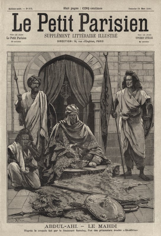 Abdallahi ibn Muhammad, successor to the Mahdi, Islamic ruler of Sudan by French School