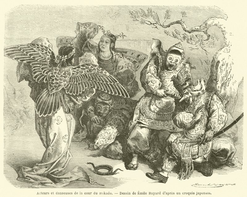 Actors and Dancers of the Mikado