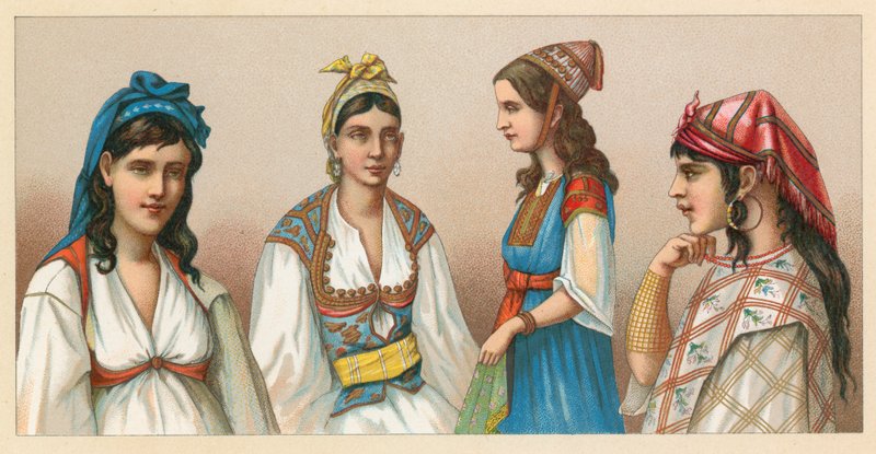 Africa Costume by French School