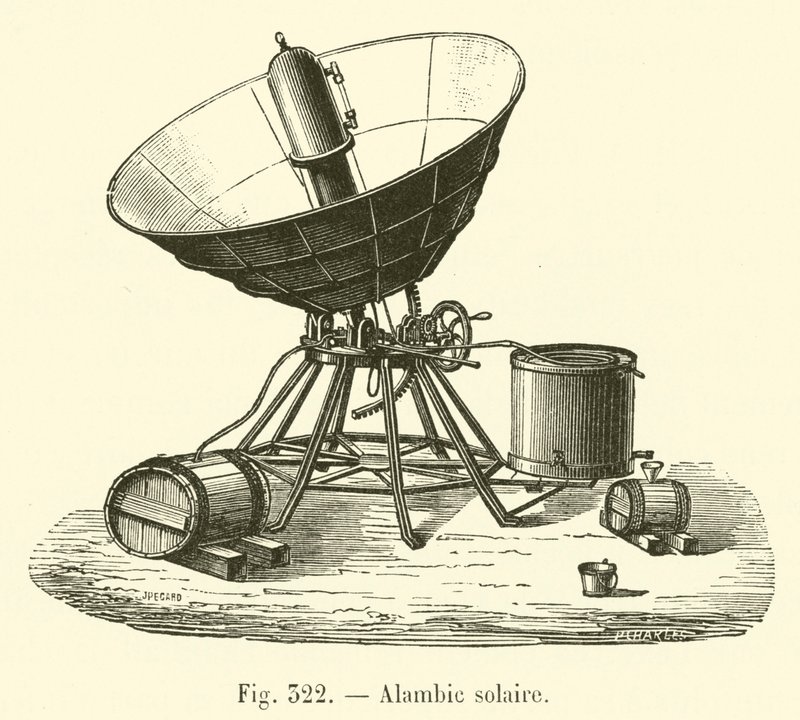 Solar Still by French School