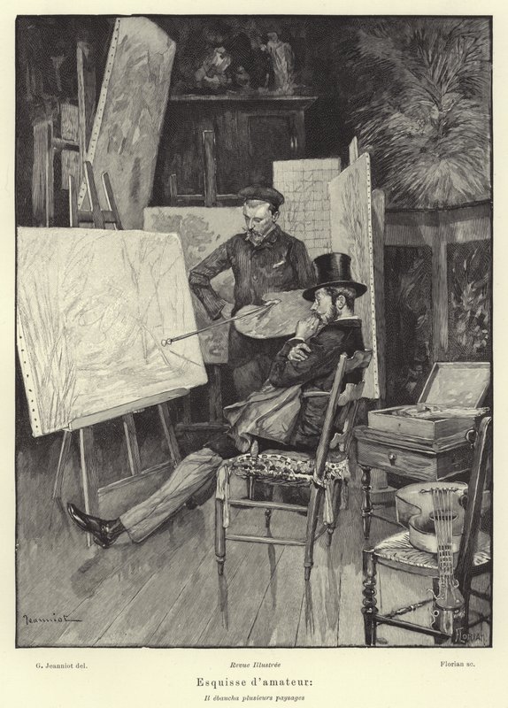 Amateur Sketch by French School