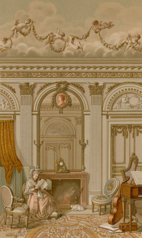 An Interior in the Reign of Louis XVI by French School