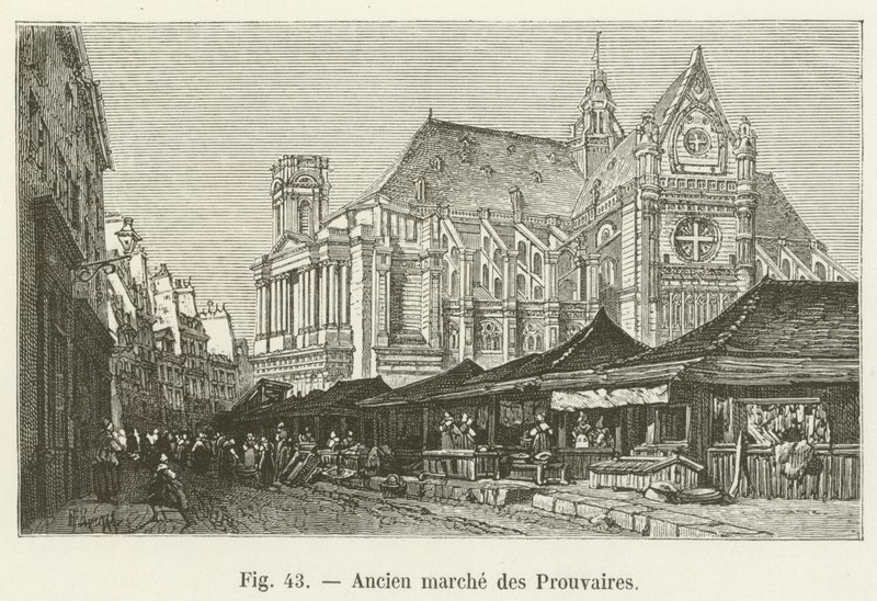 Former Prouvaires market by French School
