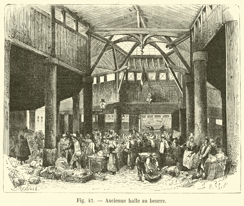 Former butter market by French School