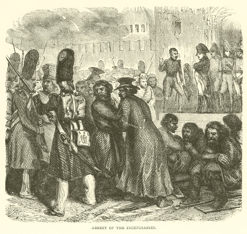 Arrest of the incendiaries by French School