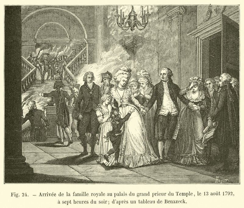 Arrival of the royal family at the Grand Prior