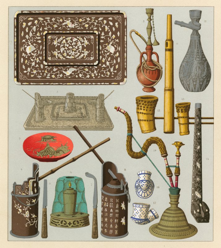 Asia Costume by French School