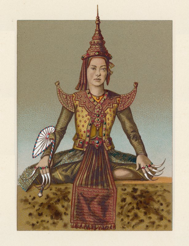 Asia Costume by French School