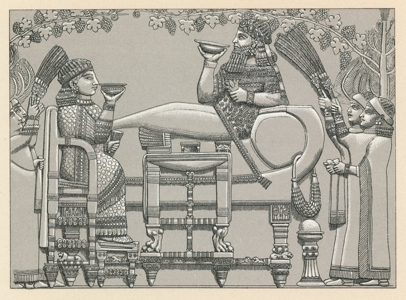 Assyrian Costume by French School