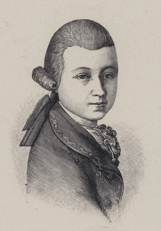 Austrian Composer Wolfgang Amadeus Mozart at the Age of Fourteen by French School