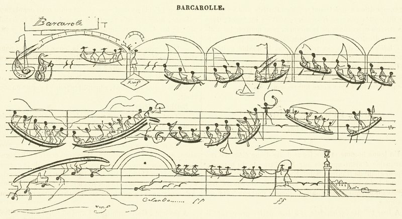Barcarolle by French School