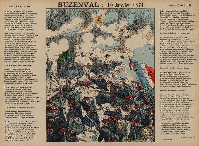 Battle of Buzenval, Franco-Prussian War by French School