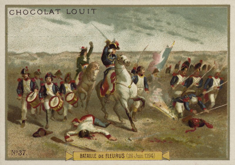 Battle of Fleurus, 26 June 1794 by French School
