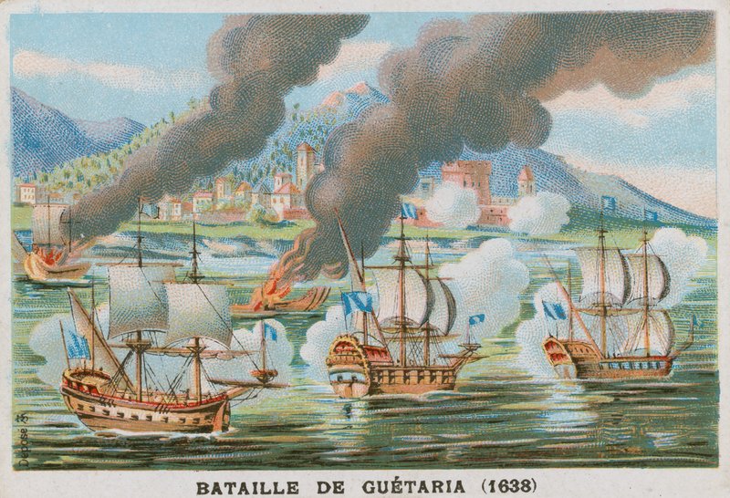 Battle of Guetaria, 1638 by French School