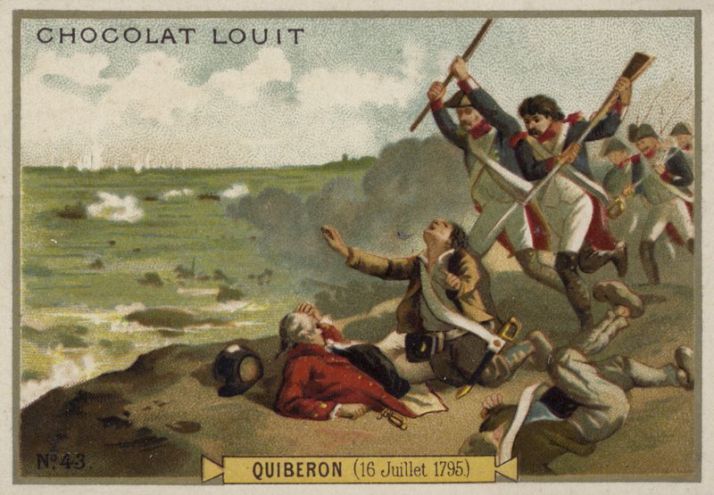 Battle of Quiberon, 16 July 1795 by French School
