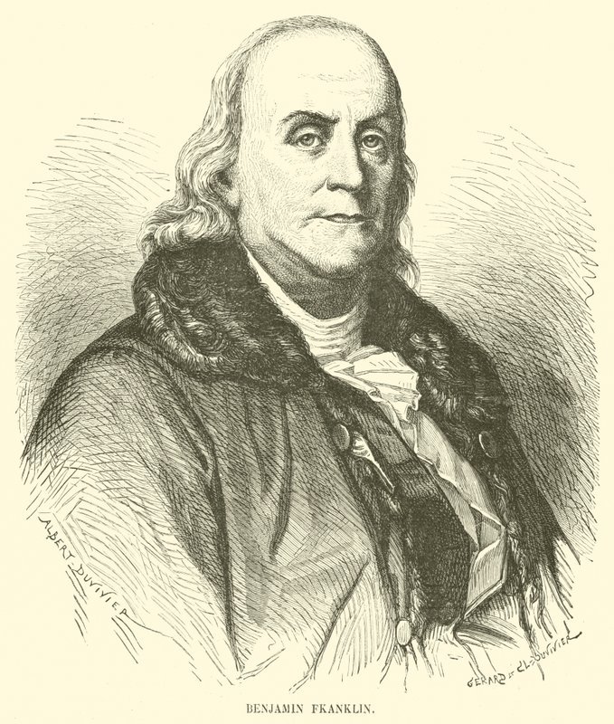 Benjamin Franklin by French School