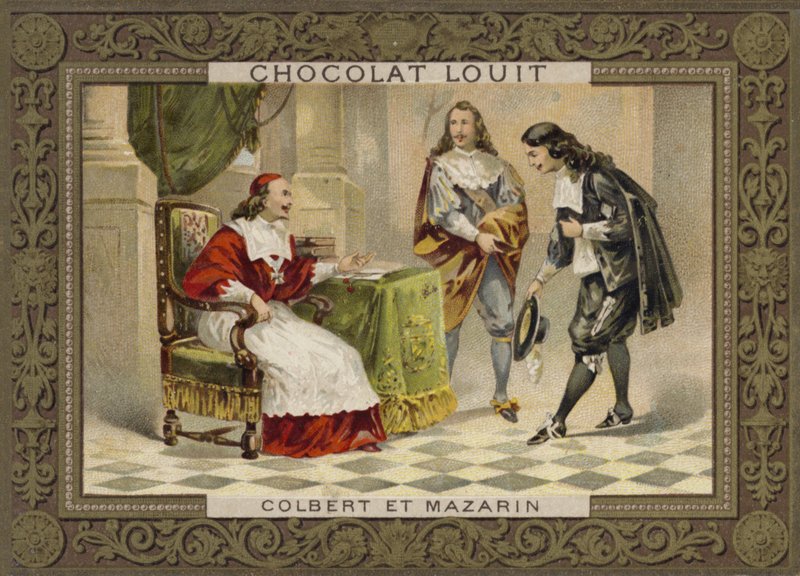 Cardinal Mazarin and Jean-Baptiste Colbert, 17th Century by French School