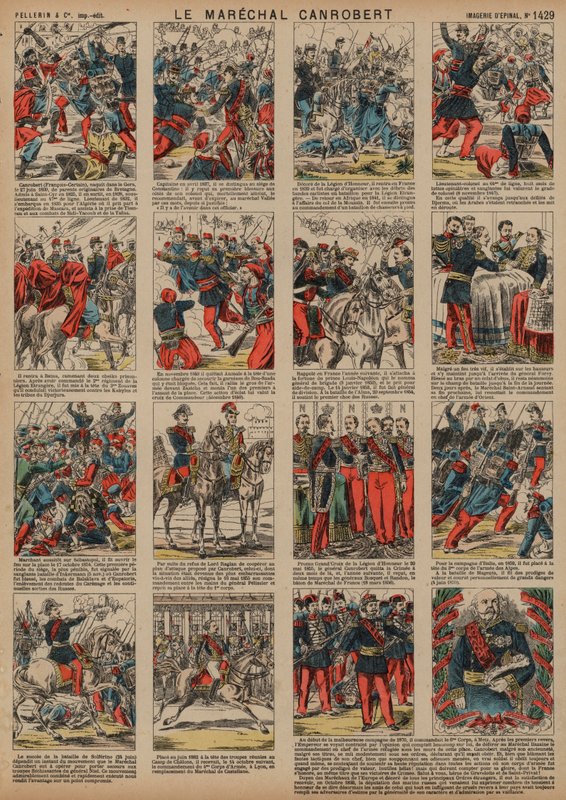 Career of French Marshal Francois Certain de Canrobert by French School