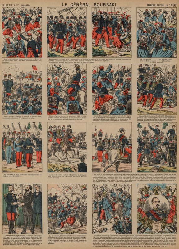 Career of French General Charles-Denis Bourbaki by French School