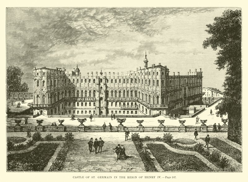 Castle of St Germain in the Reign of Henry IV by French School