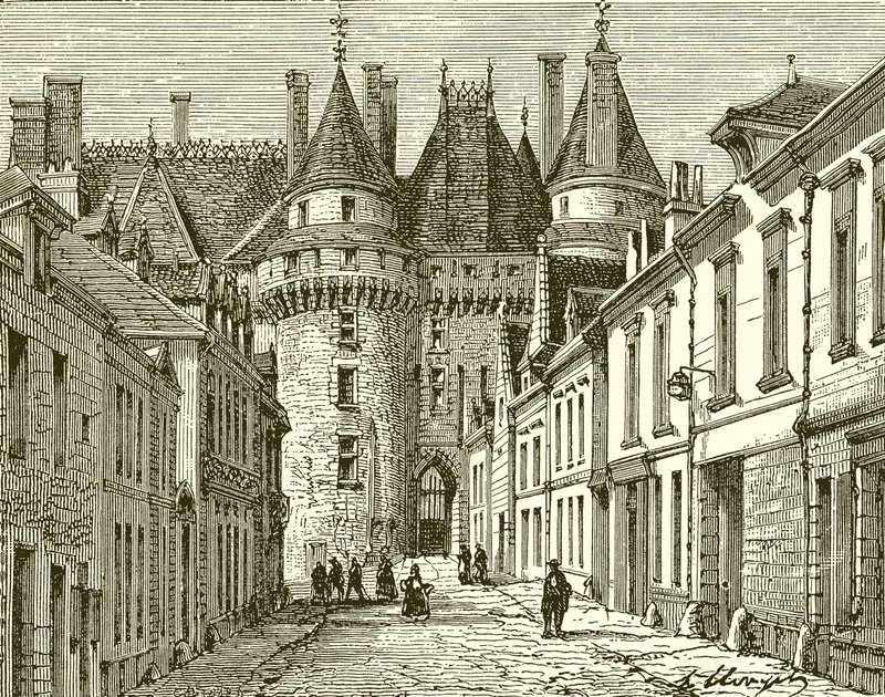 Chateau Langeais by French School