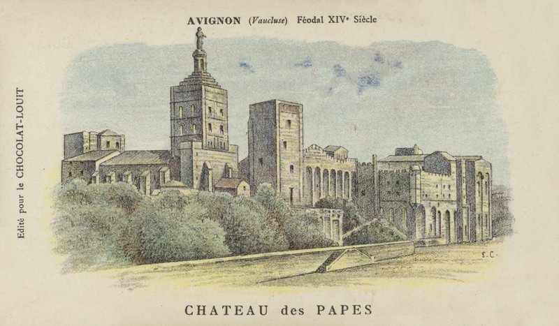 Chateau des Papes, Avignon, Vaucluse by French School