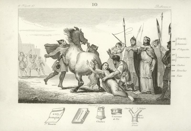 Chlothar II, King of the Franks by French School