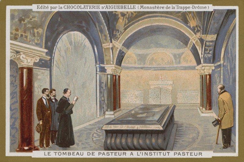 Chocolat dAiguebelle trade card by French School
