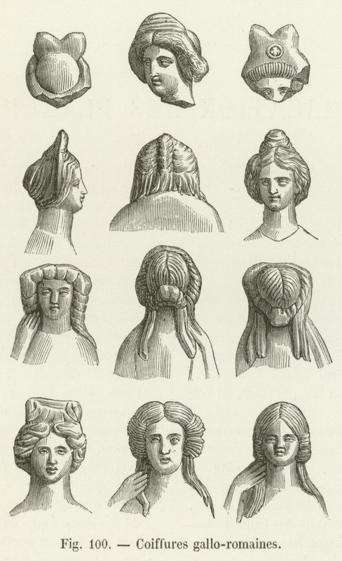 Gallo-Roman Hairstyles by French School