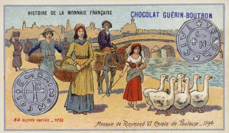 Coins of Raymond VI, Count of Toulouse by French School