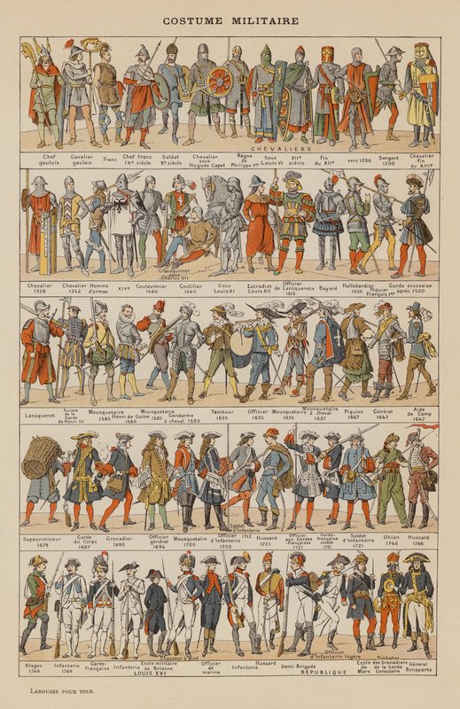 Military Costume by French School